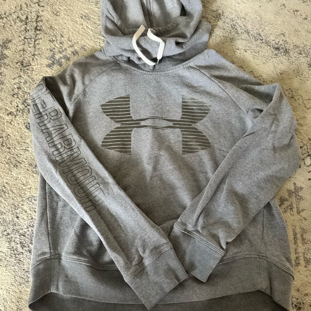 Women’s High Neck Gray Under Armour Sweatshirt